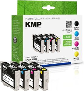KMP E107V Druckerpatrone 4 Stück(e) Schwarz, Cyan, Magenta, Gelb