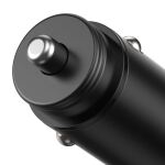 Techly IUSB2-CAR5-AC38W Ladegerät für Mobilgeräte Universal Schwarz Zigarettenanzünder Schnellladung Auto