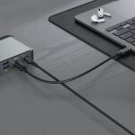 ALOGIC DX3 Kabelgebunden USB 3.2 Gen 1 (3.1 Gen 1) Type-C Schwarz, Grau