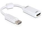 DeLOCK 61767 Videokabel-Adapter 0,125 m DisplayPort HDMI Typ A (Standard) Weiß