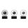 LogiLink UA0384 Webcam 2 MP 1920 x 1080 Pixel USB 2.0 Schwarz, Weiß