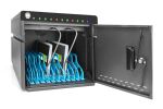 Digitus Mobiler Desktop Ladeschrank für 10 Notebooks/Tablets bis 13 Zoll, UV-C, USB-C