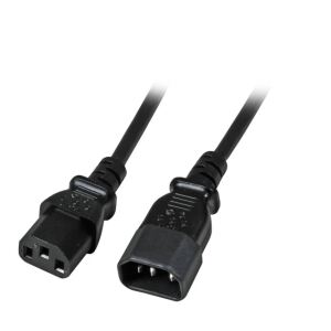 EFB Elektronik EK503.1 Stromkabel Schwarz 1 m C14-Koppler C13-Koppler