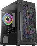 Aerocool Trinity Mini Mini Tower Schwarz