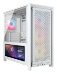 Corsair FRAME 4000D LCD RS ARGB Midi Tower Weiß