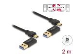 DELOCK USB Type-C 5 Gbps Data Link Kabel + KM Switch 2m