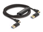 DELOCK USB Type-C 5 Gbps Data Link Kabel + KM Switch 2m