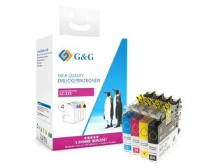 G&G 14785 Druckerpatrone 4 Stück(e) Kompatibel Standardertrag Schwarz, Cyan, Magenta, Gelb