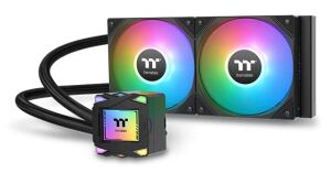 Thermaltake LA240 ARGB Hauptplatine Flüssigkeitskühlung 12 cm Schwarz 1 Stück(e)