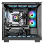 Thermaltake LA240 ARGB Hauptplatine Flüssigkeitskühlung 12 cm Schwarz 1 Stück(e)