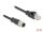 DELOCK M12 Kabel A-kodiert 8 Pin St. zu RJ45 St. PVC 2 m