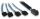 Inter-Tech SFF-8643 - 4x SATA/SAS 0,7 m 12 Gbit/s Blau