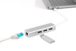 Digitus USB Typ C™ 3-Port Hub + Gigabit Ethernet