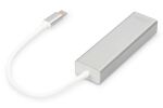 Digitus USB Typ C™ 3-Port Hub + Gigabit Ethernet