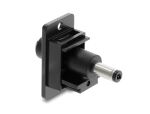 DELOCK Panel Mount DC 5,5x2,1mm Bu. zu DC 5,5x2,1mm stecker