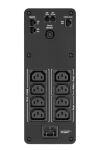 APC Back-UPS Pro 1200S, 1200 VA, 230 V, Sinuswelle, AVR, LCD, 8 IEC Ausgänge (2 mit Überspannungsschutz)