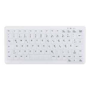 Contour Design Active Key Contour ClassicClean Medizinische Tastatur Abnehmbare Abdeckung Mini Kabellos Weiß DE C4110