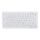 Contour Design Active Key Contour ClassicClean Medizinische Tastatur Abnehmbare Abdeckung Mini Kabellos Weiß DE C4110
