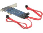PCIe 2x M.2 NGFF Sata USB Delock