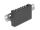 DeLOCK Leergehäuse 6 Port für Keystone RJ-Module schwarz - zur Montage an Tisch, Wand oder Hutschiene