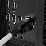 Lindy 47603 Netzwerkkabel Grau 1,5 m Cat6a S/FTP (S-STP)