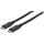 Manhattan USB 3.1 Typ C Gen1-Kabel, Typ C-Stecker auf Typ C-Stecker, 5 Gbit/s, 2 m, schwarz