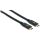 Manhattan USB 3.1 Typ C Gen1-Kabel, Typ C-Stecker auf Typ C-Stecker, 5 Gbit/s, 2 m, schwarz