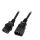 EFB Elektronik EK503.0,5 Stromkabel Schwarz 0,5 m C14-Koppler C13-Koppler
