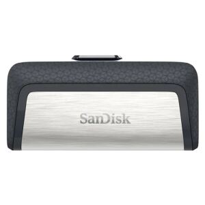 SanDisk 173338 USB-Stick 64 GB USB Type-A / USB Type-C Schwarz, Silber