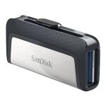 SanDisk 173338 USB-Stick 64 GB USB Type-A / USB Type-C Schwarz, Silber