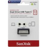 SanDisk 173338 USB-Stick 64 GB USB Type-A / USB Type-C Schwarz, Silber