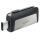 SanDisk 173338 USB-Stick 64 GB USB Type-A / USB Type-C Schwarz, Silber