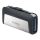 SanDisk 173338 USB-Stick 64 GB USB Type-A / USB Type-C Schwarz, Silber