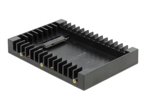 DeLOCK 3.5″ Einbaurahmen für 2.5″ SATA Laufwerk schwarz