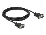 DELOCK Seriell Kabel RS-232 D-Sub9 St zu Bu m. Steckergeh.3m