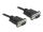 DELOCK Seriell Kabel RS-232 D-Sub9 St zu Bu m. Steckergeh.3m