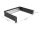DELOCK 10" Hutschienenpanel 1 HE schwarz