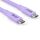 CLUB3D USB C Kabel Lila