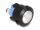 DELOCK Drucktaster zum Einbau 16 mm 2x Schraubk. gewöl.Kunst