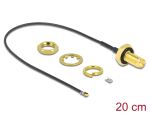 DeLOCK Antennenkabel SMA Buchse zum Einbau zu I-PEX Inc.,...
