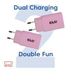 CLUB3D CAC-3021 Ladegerät für Mobilgeräte Smartphone, Universal Pink AC Schnellladung Drinnen