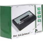 Inter-Tech HD-25620 HDD-Gehäuse Schwarz, Weiß 2.5"