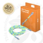 CLUB3D CAC-3011 USB Kabel 2 m USB C 0,48 Gbit/s 60 W Blau, Grün