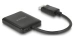 DELOCK DisplayPort 1.4 Splitter 1 x DisplayPort zu 2 x HDMI