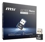 MSI AX1800 Nano WiFi USB Adapter WLAN 1201 Mbit/s