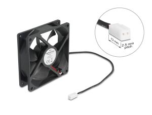DELOCK Axiallüfter 5 V DC, 92 x 92 x 25 mm schwarz