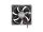 DELOCK Axiallüfter 5 V DC, 92 x 92 x 25 mm schwarz