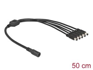 DELOCK Kabel DC Verteiler 5,5x2,1mm 1x Bu > 5x St