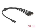 DELOCK Kabel DC Verteiler 5,5x2,1mm 1x Bu > 5x St