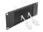 DeLOCK 10″ Kabelmanagement Bürstenleiste 2 HE schwarz